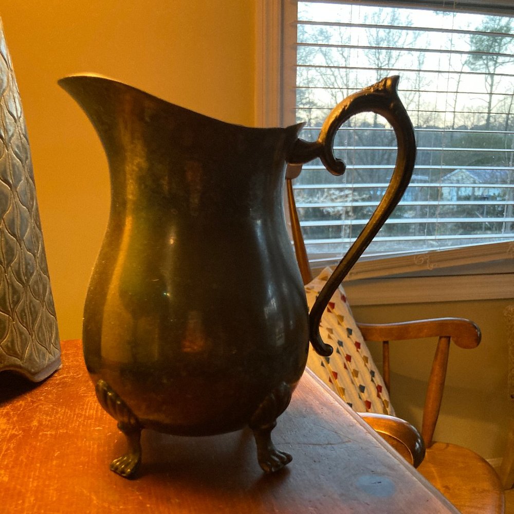 Antique Silver plated pitcher